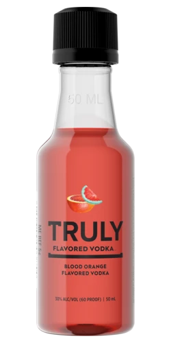 TRULY BLOOD ORANGE VODKA PL 50ML SLEEVE (10 BOTTLES)