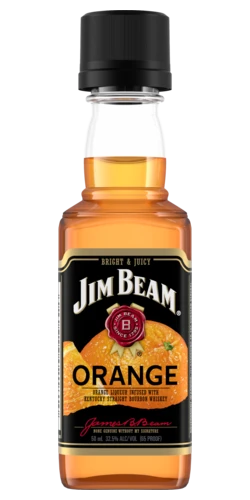 JIM BEAM ORANGE PL 50ML SLEEVE (10 BOTTLES)