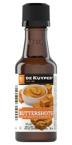 DEKUYPER BUTTERSHOTS 50ML SLEEVE (10 BOTTLES)