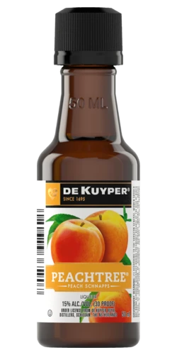 DEKUYPER PEACHTREE PL 50ML SLEEVE (10 BOTTLES)