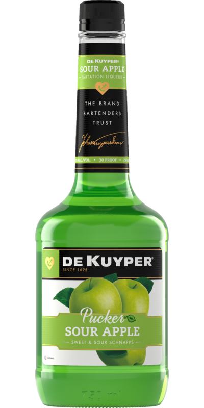 DEKUYPER SOUR APPLE Schnapps BeverageWarehouse