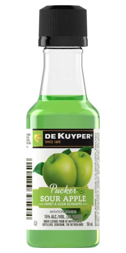 DEKUYPER SOUR APPLE PL 50ML SLEEVE (10 BOTTLES)