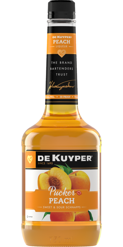 DEKUYPER PEACH PUCKER SCHNAPPS Schnapps BeverageWarehouse