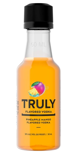 TRULY PINEAPPLE MANGO VODKA PL 50ML SLEEVE (10 BOTTLES)