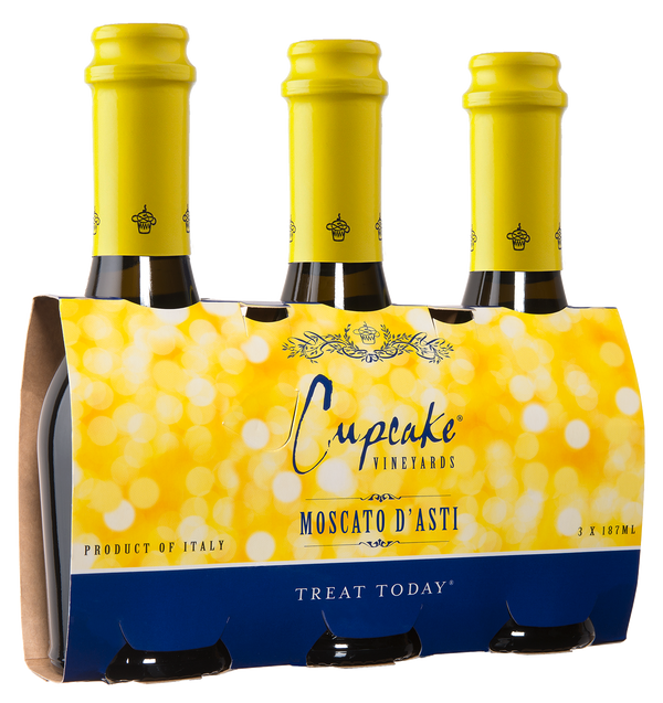 Cupcake Moscato d'Asti, Piedmont 187ML (Pack of 3)