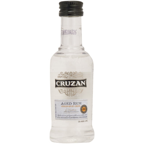 CRUZAN AGED LIGHT PL 50ML SLEEVE (10 BOTTLES)