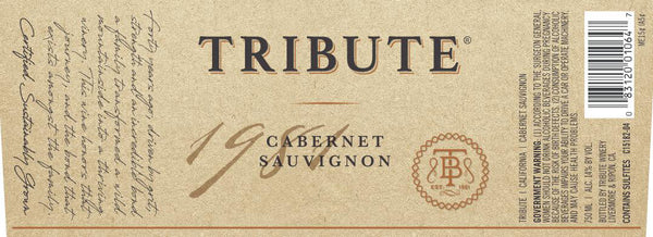 Tribute Cabernet Sauvignon, California