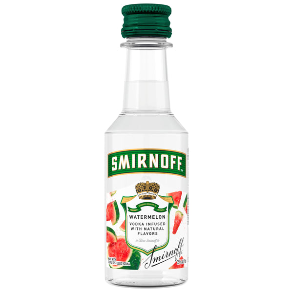 SMIRNOFF WATERMELON PL 50ML SLEEVE (10 BOTTLES)