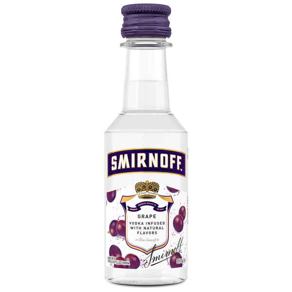 SMIRNOFF GRAPE PL 50ML SLEEVE (10 BOTTLES)