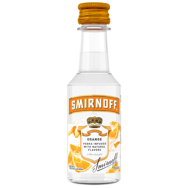 SMIRNOFF ORANGE 50ML SLEEVE (10 BOTTLES)