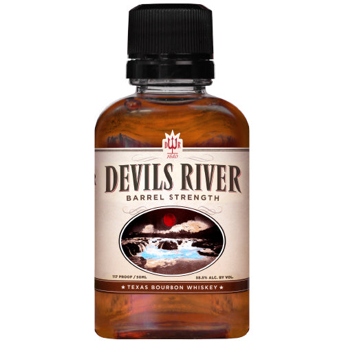 DEVILS RIVER BRL STR WHISKY PL 50ML SLEEVE (20 BOTTLES)