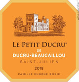 Château Ducru Beaucaillou 'Le Petit Ducru'  Rouge, Bordeaux (Wood)