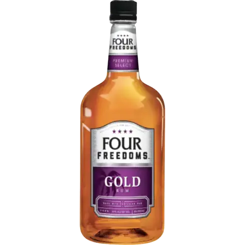 FOUR FREEDOMS GOLD RUM PL 1750ML