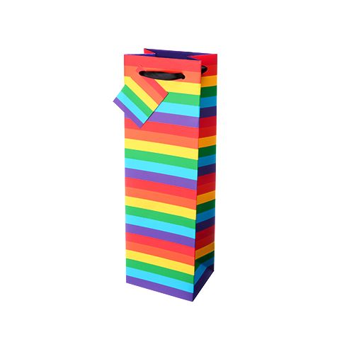 Rainbow Single-bottle Wine Bag by Cakewalk