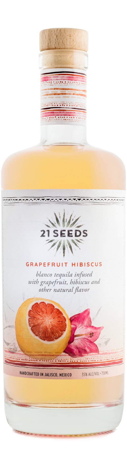 21 SEEDS GRAPEFRUIT HIBISCUS Flavored Tequila BeverageWarehouse