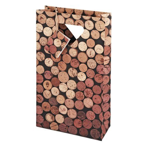 2-Bottle Corks Wine Bag