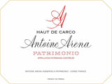 Antoine Arena Patrimonio Hauts de Carco Blanc