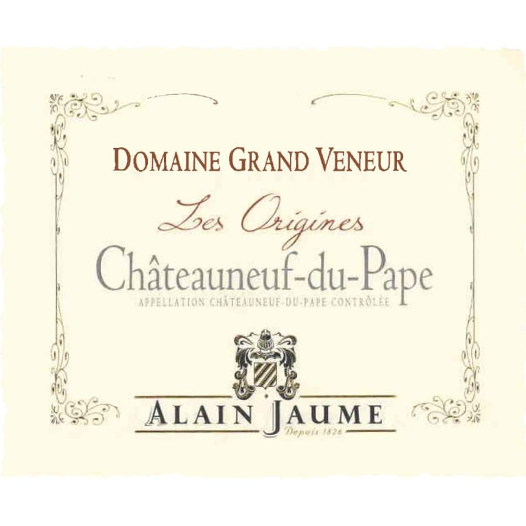 DOMAINE GRAND VENEUR CHATEAUNEUF-DU-PAPE "LES ORIGINES"