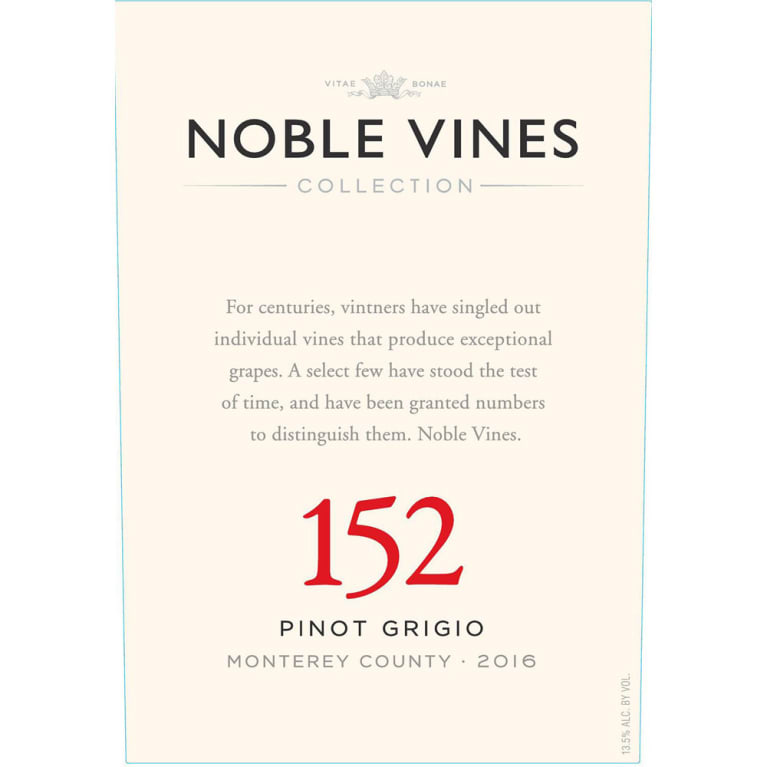 Noble Vines 152 Pinot Grigio