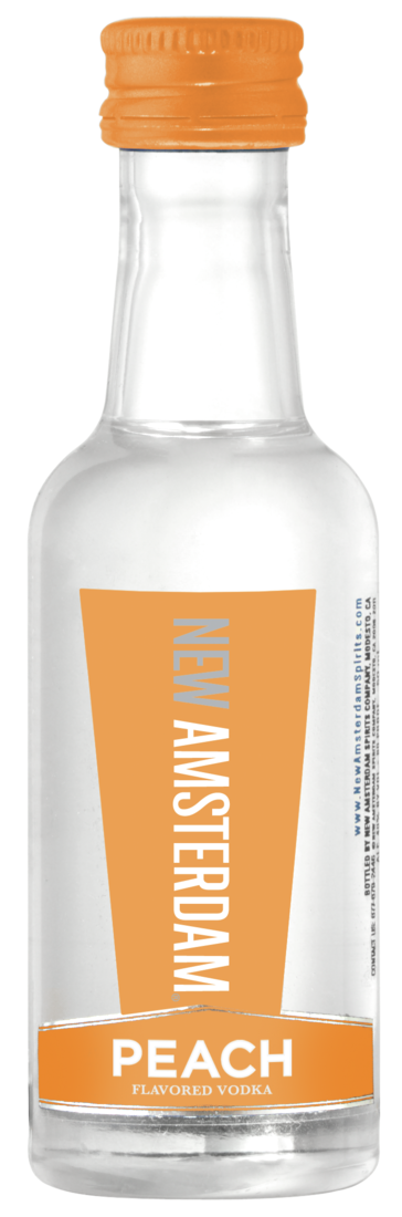 NEW AMSTERDAM PEACH PL 50ML SLEEVE (10 BOTTLES)