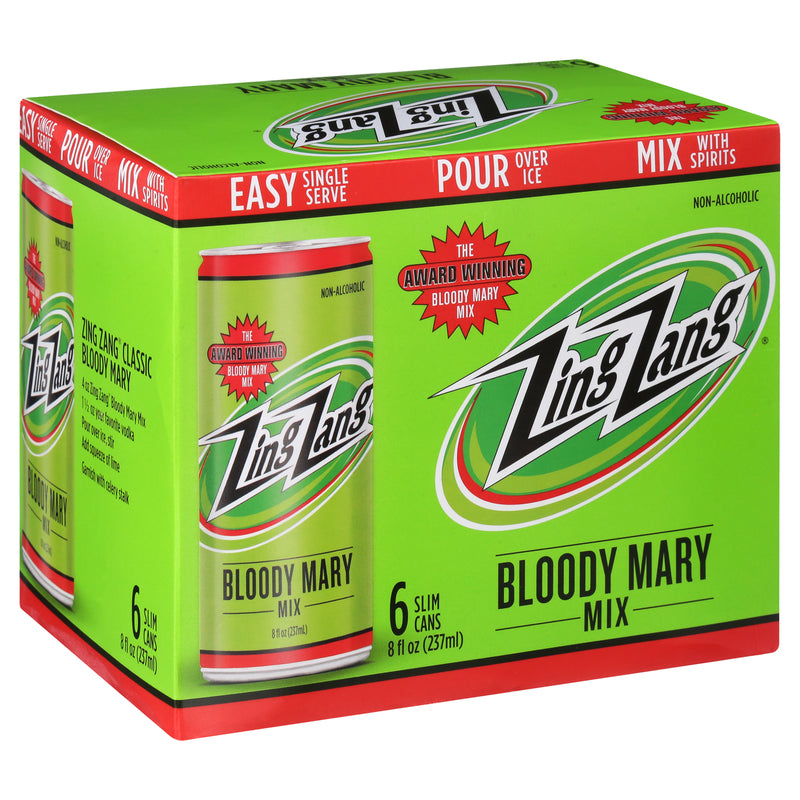 Zing Zang Bloody Mary Mix, 8 fl oz (Pack of 6)