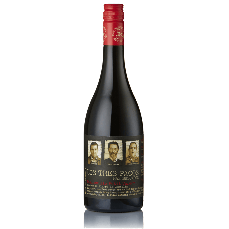 Los Tres Pacos 'Mas Buscados' Tempranillo/Petit Verdot, VdT Castilla