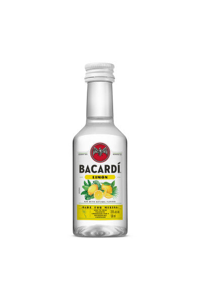 BACARDI LIMON PL 50ML SLEEVE (10 BOTTLES)