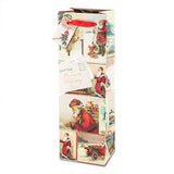 Santa Collage Single-Bottle Wine Bag by Cakewalk