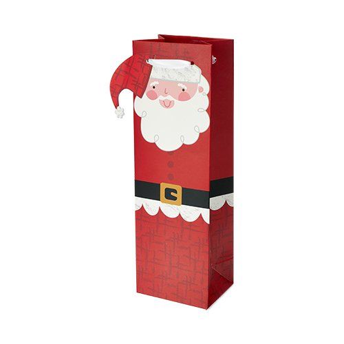 Santa Single-bottle Wine Bag by Cakewalk