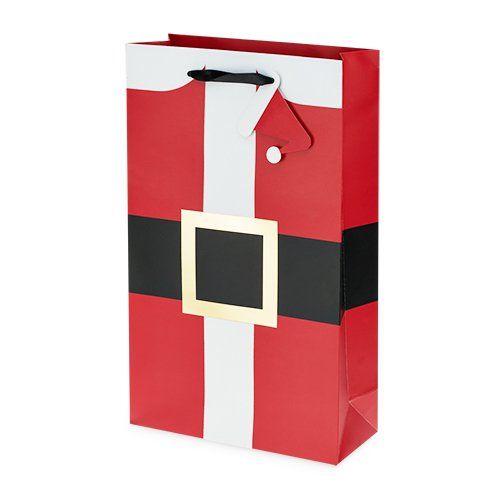 Santa's Suit Double-Bottle Wine Bag by Cakewalk