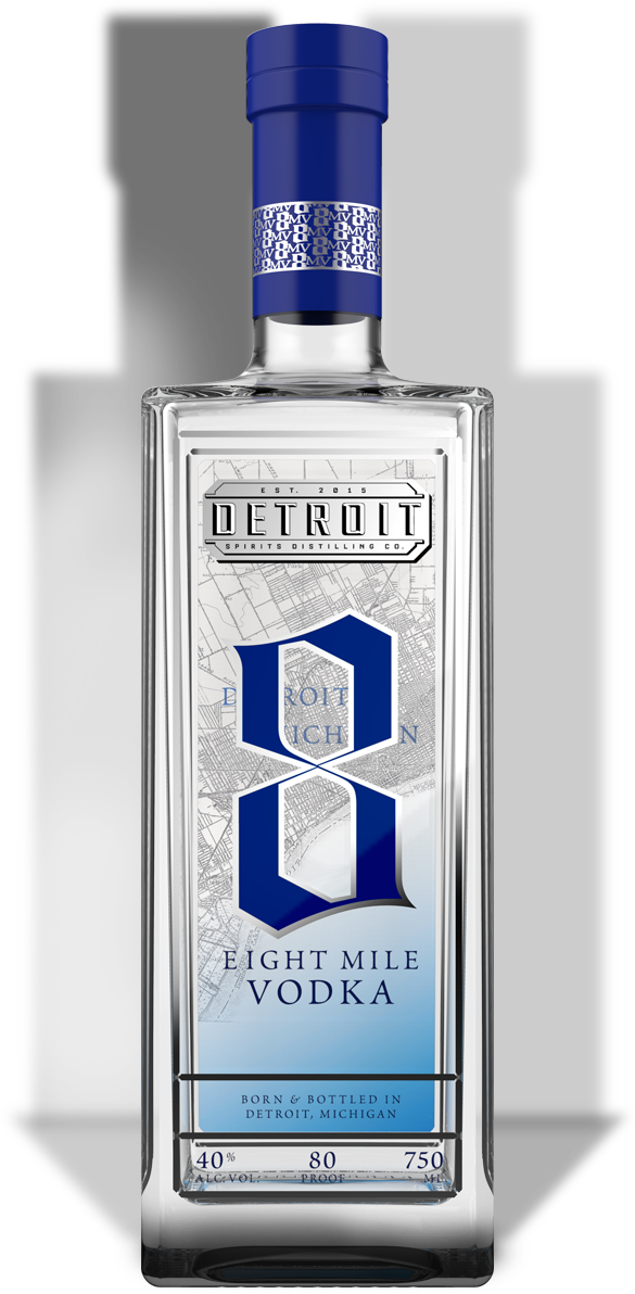 DETROIT 8 MILE VODKA Vodka BeverageWarehouse