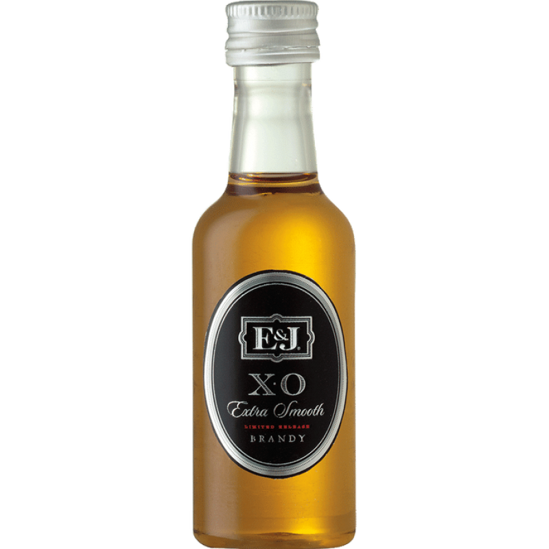 E & J XO PL 50ML SLEEVE (10 BOTTLES)