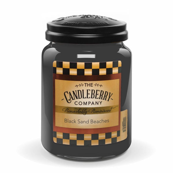 Black Sand Beaches, Large Jar Candle