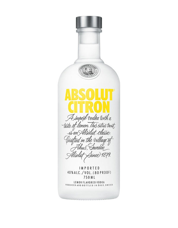 ABSOLUT CITRON Vodka BeverageWarehouse