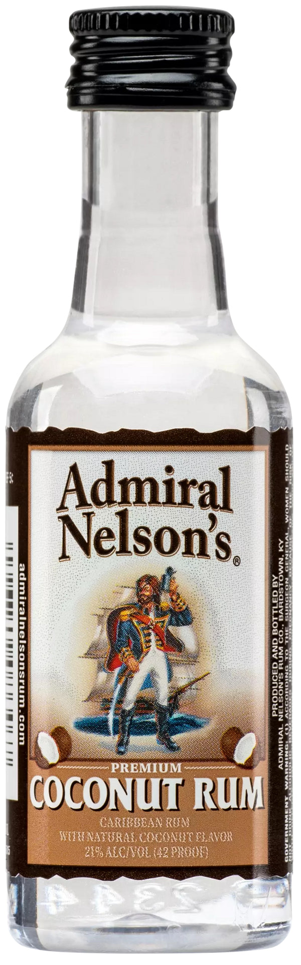 ADMIRAL NELSON'S COCONUT PL 50ML SLEEVE (10 BOTTLES)