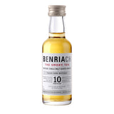 BENRIACH THE SMOKY TEN 50ML SLEEVE (12 BOTTLES)