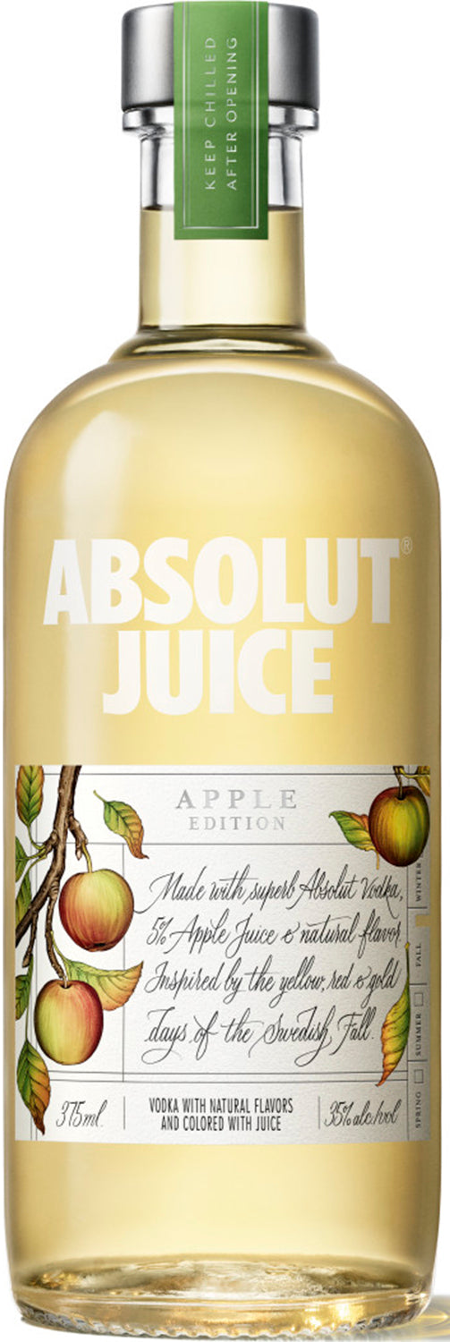 ABSOLUT JUICE APPLE 375ML