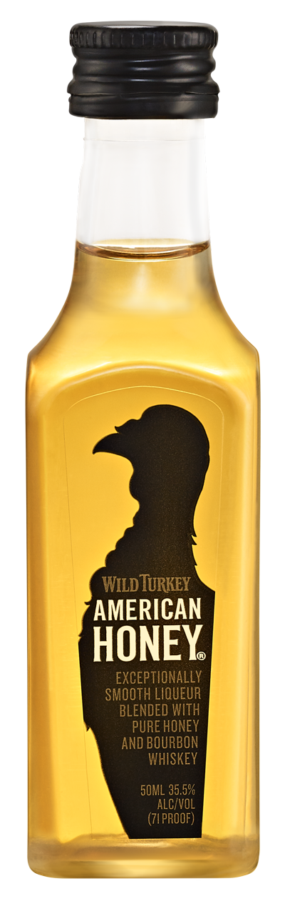 WILD TURKEY AMERICAN HONEY PL 50ML SLEEVE (10 BOTTLES)