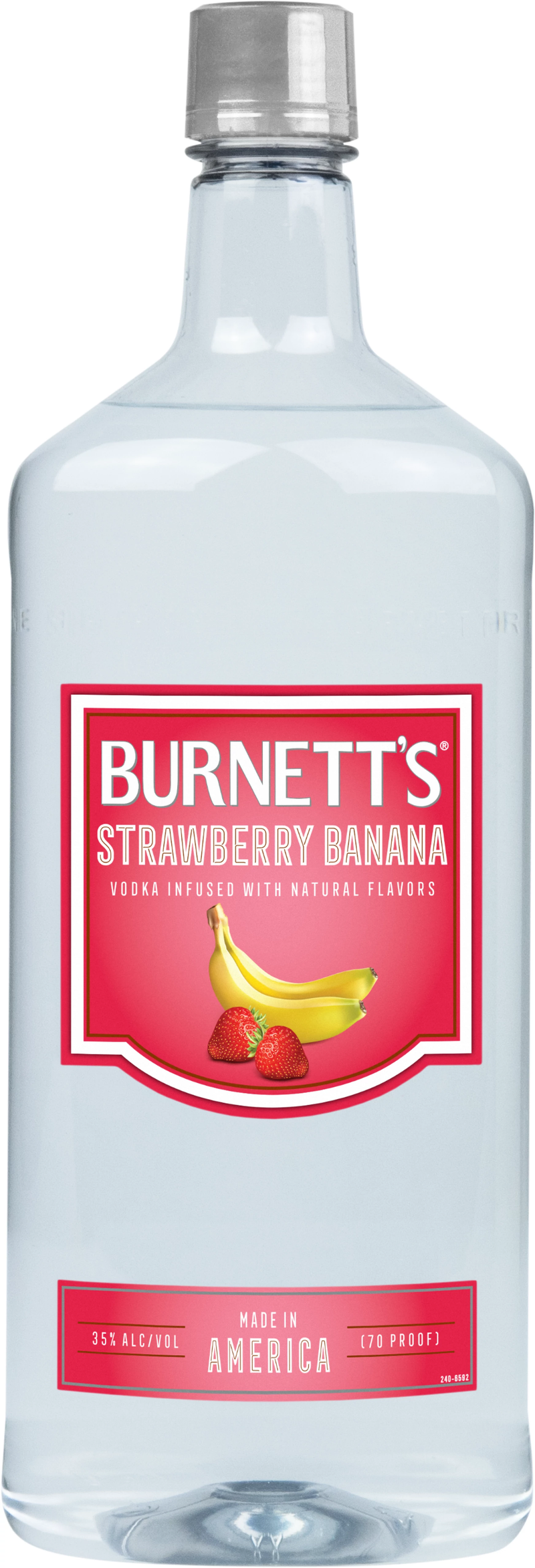 BURNETT'S STRAWBERRY BANANA PL 1750ML