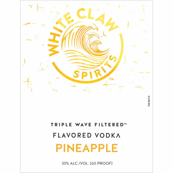 WHITE CLAW PINEAPPLE VODKA