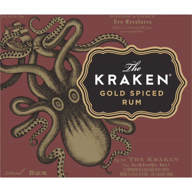 KRAKEN GOLD SPICED RUM