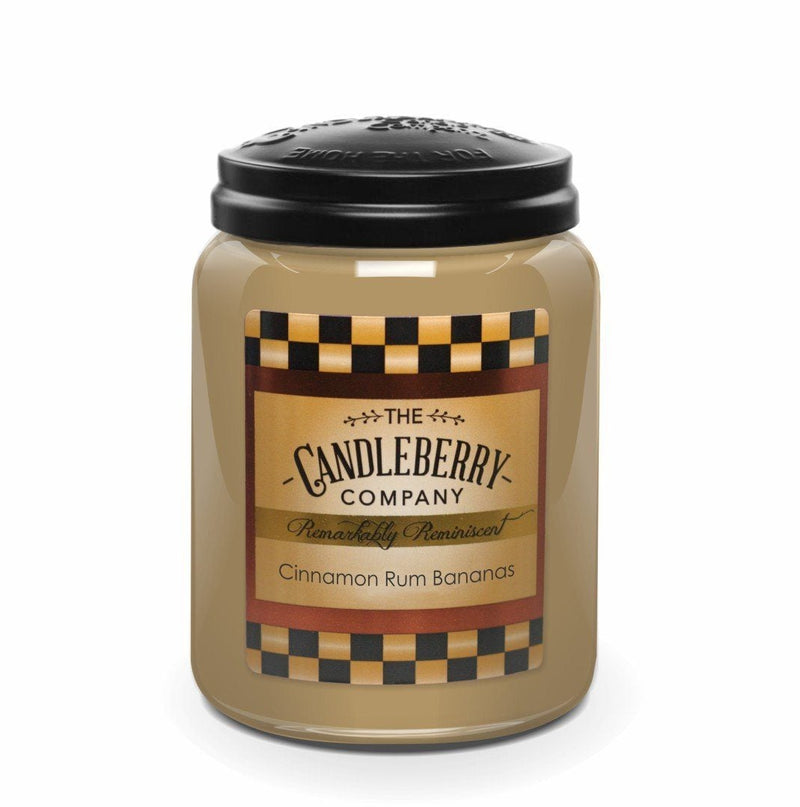 Cinnamon Rum Bananas, Large Jar Candle