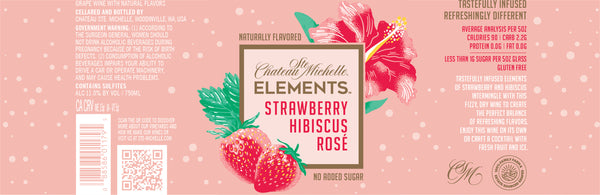 Chateau Ste Michelle Elements Strawberry/Hibiscus Rose