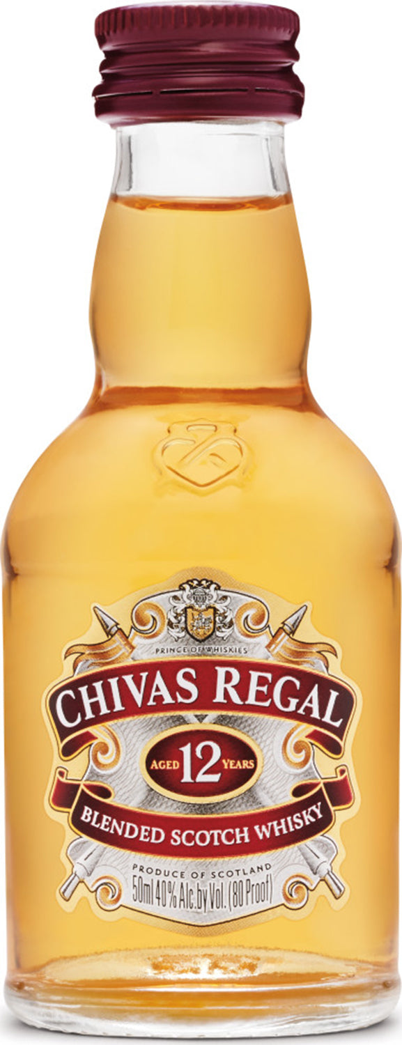 CHIVAS REGAL 50ML SLEEVE (12 BOTTLES)