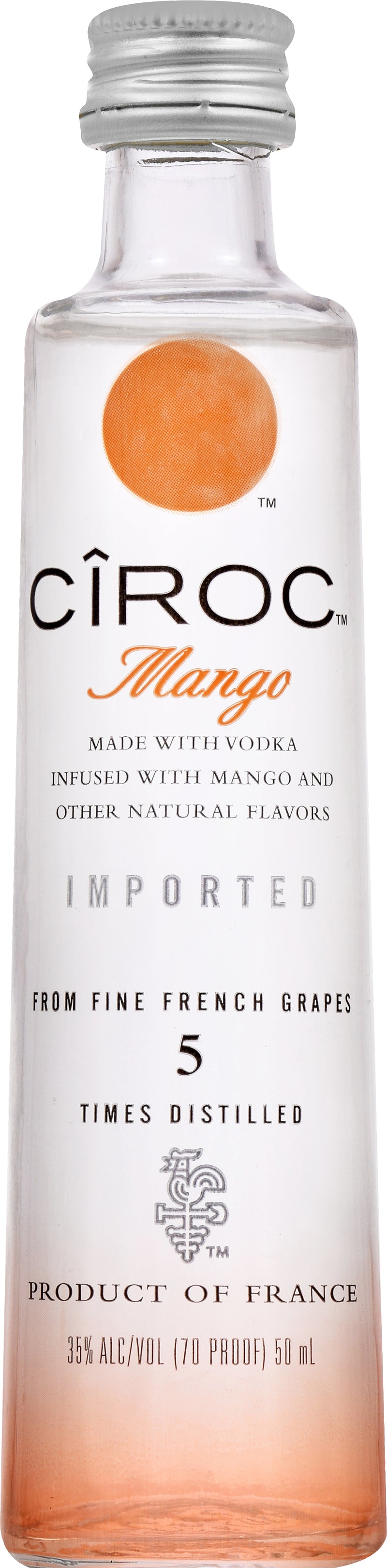 CIROC MANGO 50ML SLEEVE (12 BOTTLES)