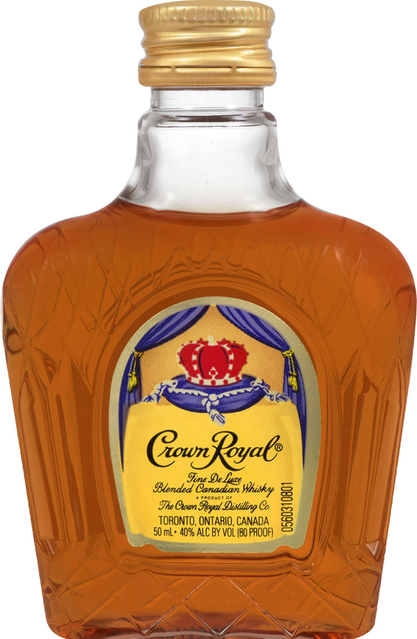 CROWN ROYAL PL 50ML SLEEVE (6 BOTTLES)