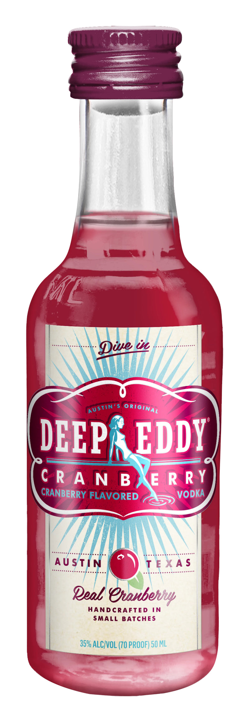 DEEP EDDY CRANBERRY PL 50ML SLEEVE (10 BOTTLES)