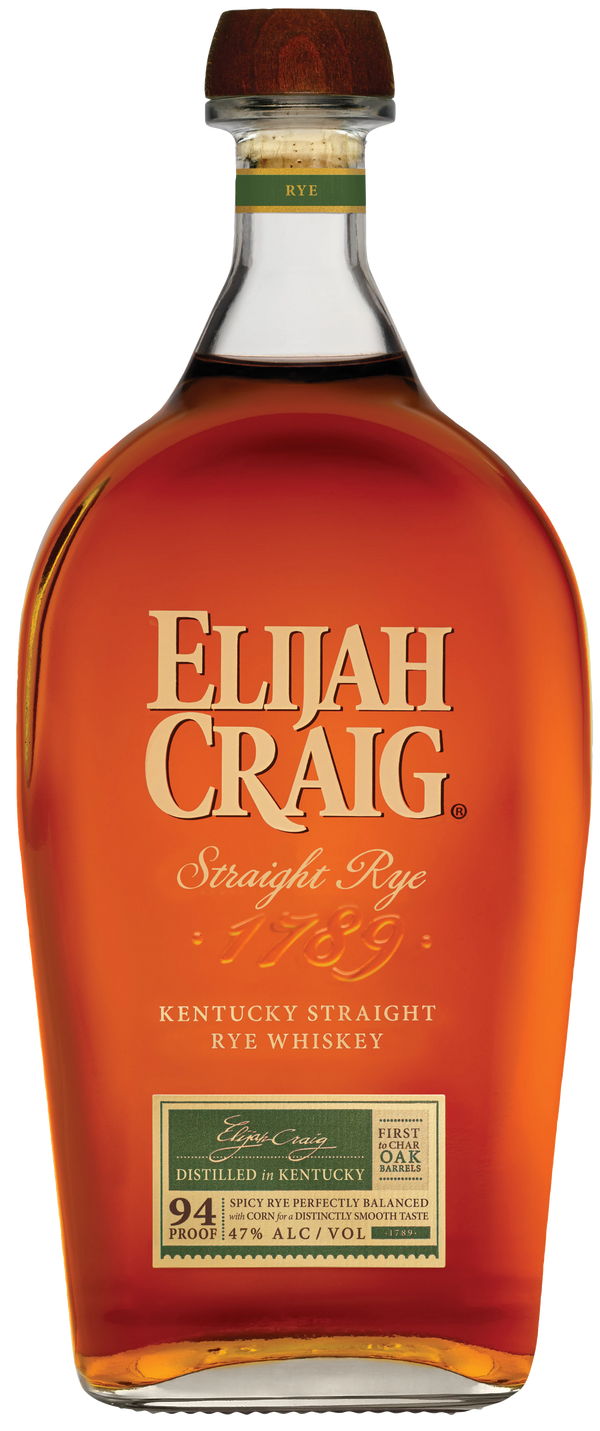 ELIJAH CRAIG STAIGHT RYE WSKY 1750ML