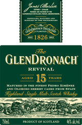 GLENDRONACH REVIVAL-15 YR (Case of 6)