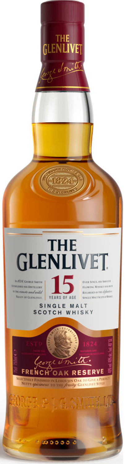 GLENLIVET FRENCH OAK-15 YR